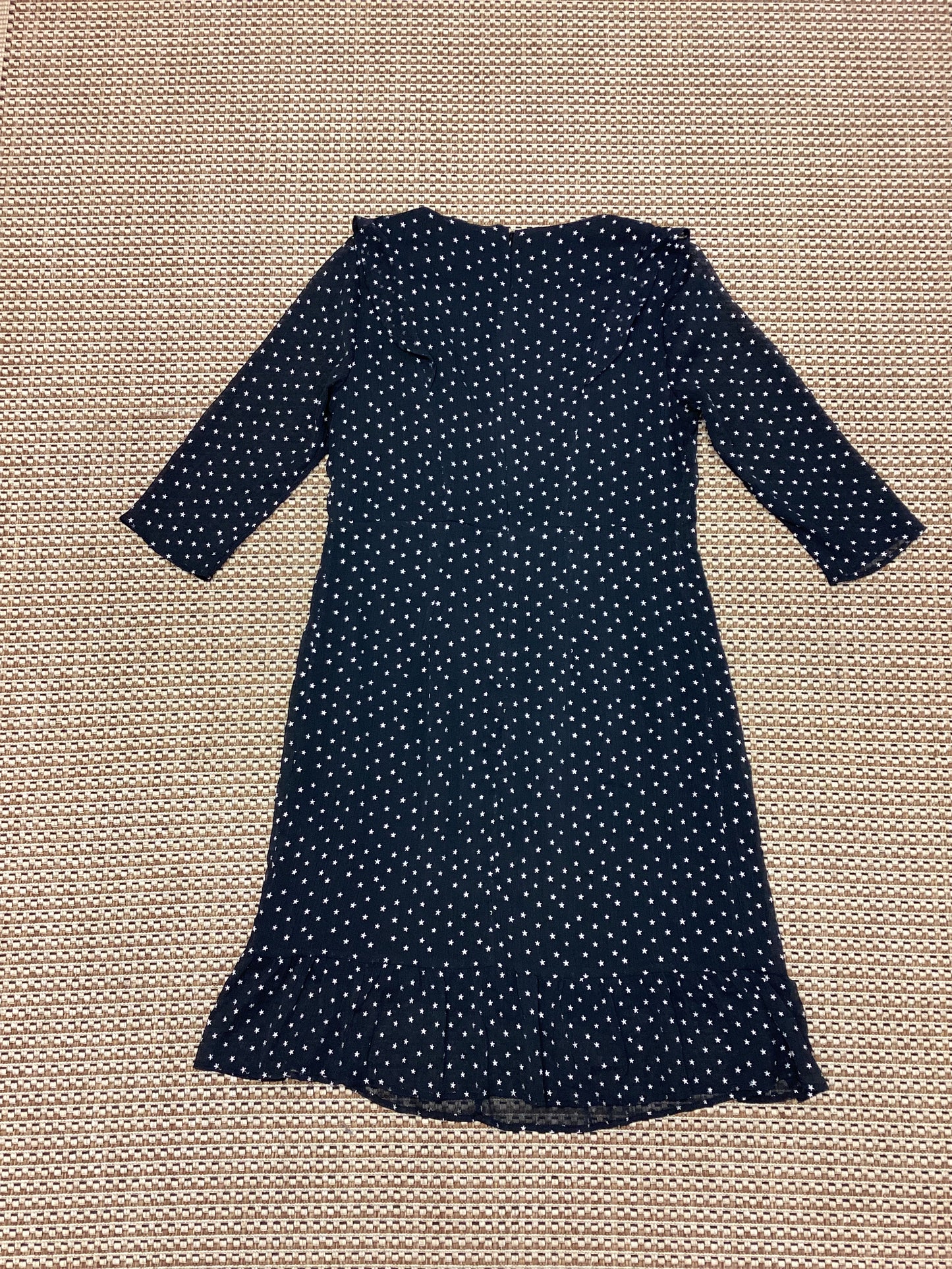 Seraphine Black & Silver Patterned Nursing Dress Size 10