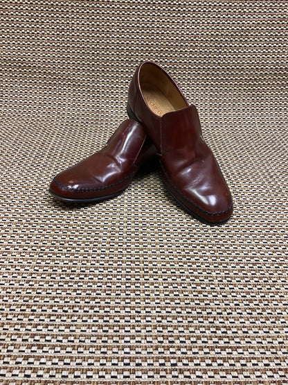 Cheany Brown Handcrafted Leather Loafers Size 12