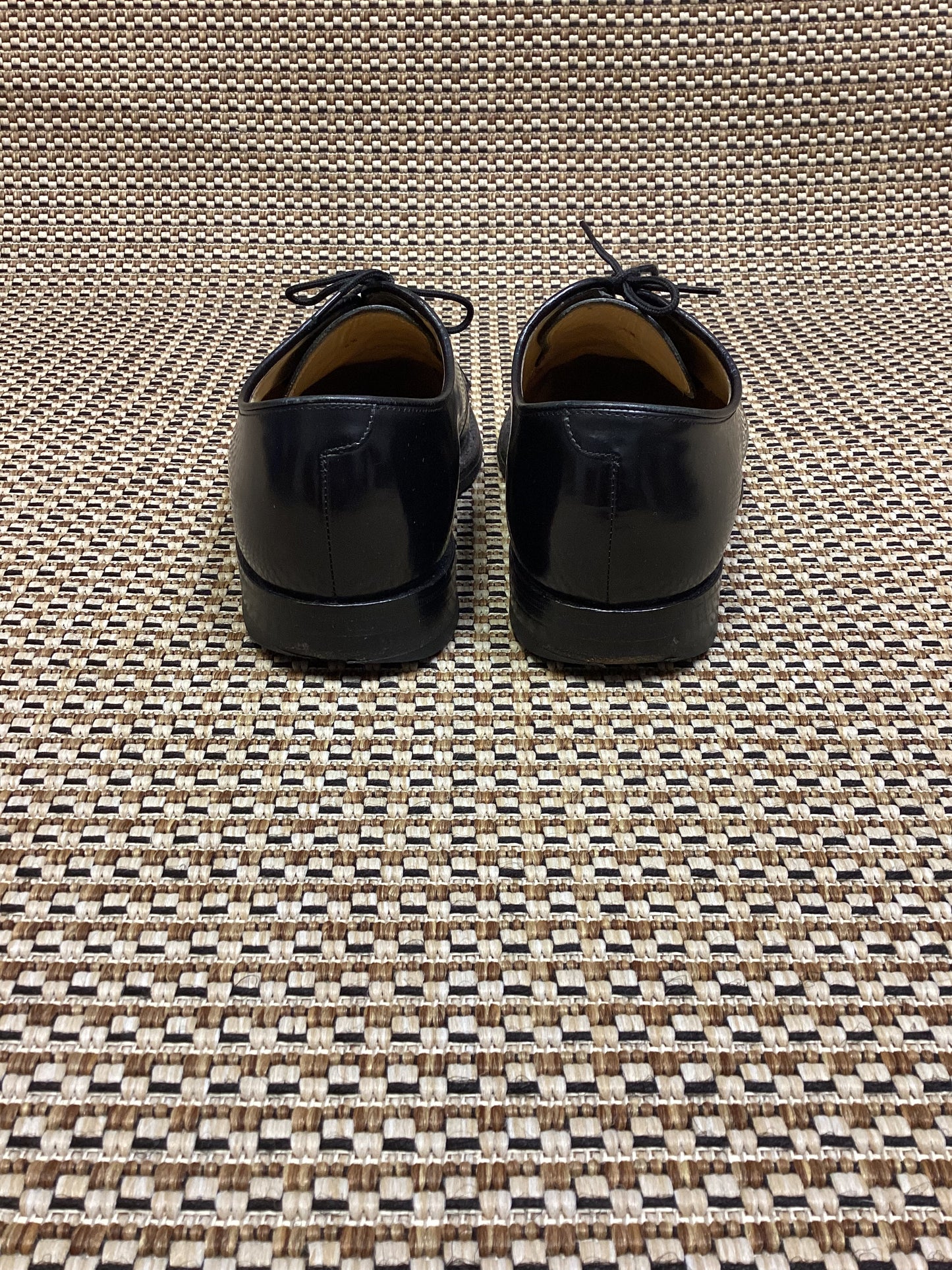 Loake Black Leather Oxfords Size 8.5