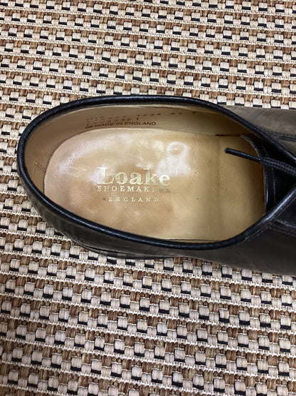 Loake Black Leather Oxfords Size 8.5