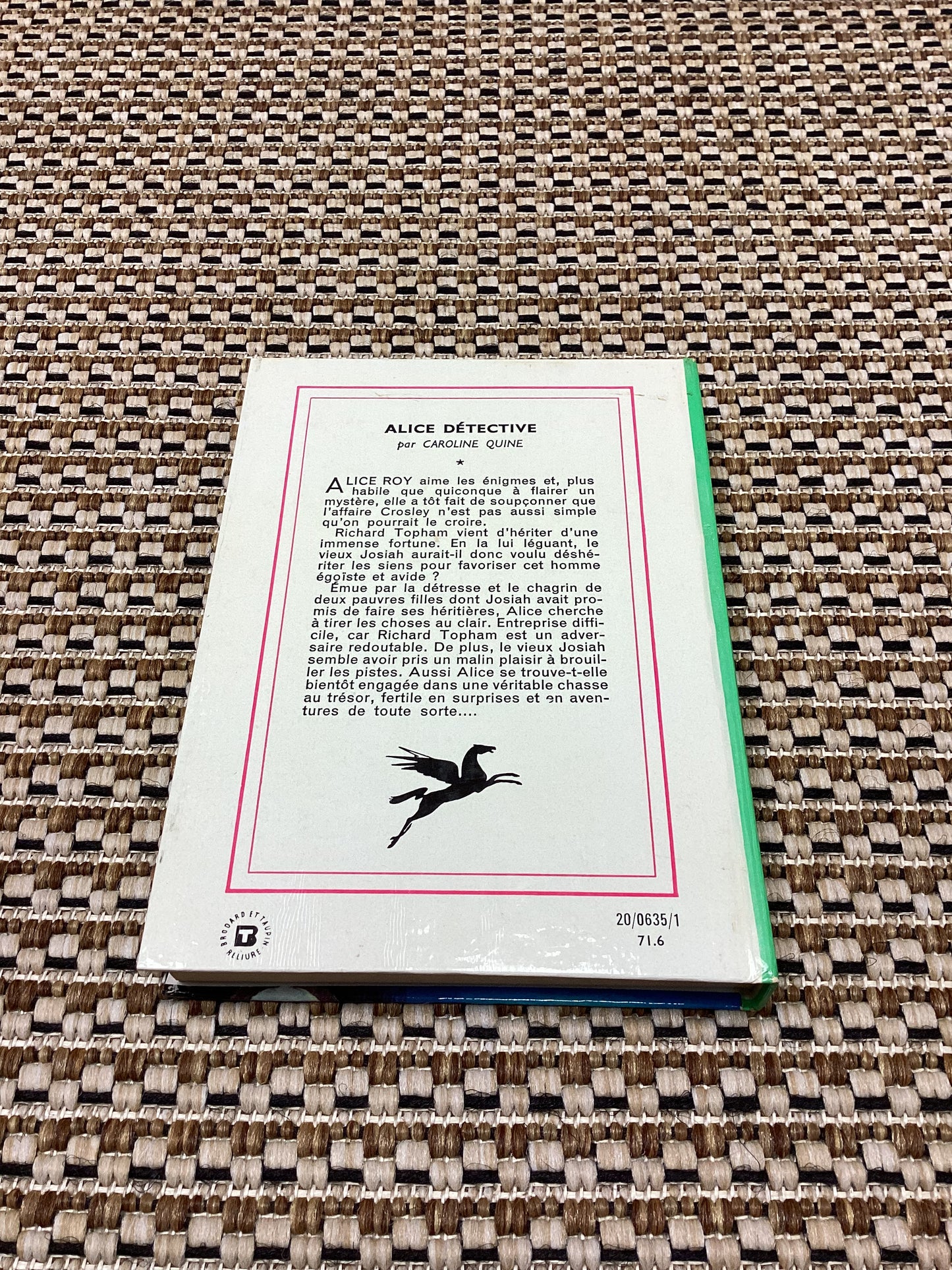 Alice Detective by Caroline Quine (1955)