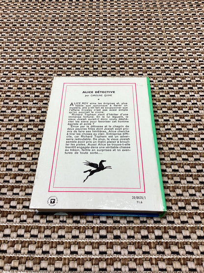Alice Detective by Caroline Quine (1955)