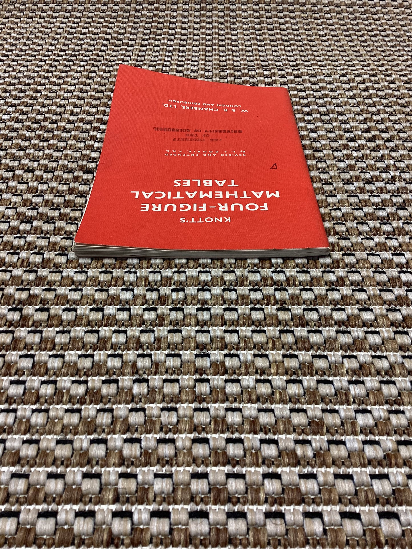 Knott's Four-Figure Mathematical Tables by L.J. Comrie (1963)