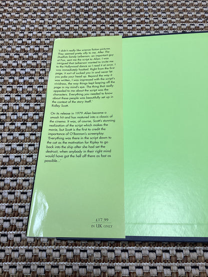 Alien: The Illustrated Screenplay by Ridley Scott, Dan O'Bannon & Ronald Shusett (2000)