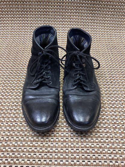 Base London Black Leather 'Conrad' Boots Size 10