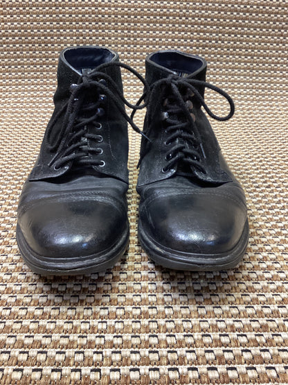 Base London Black Leather 'Conrad' Boots Size 10