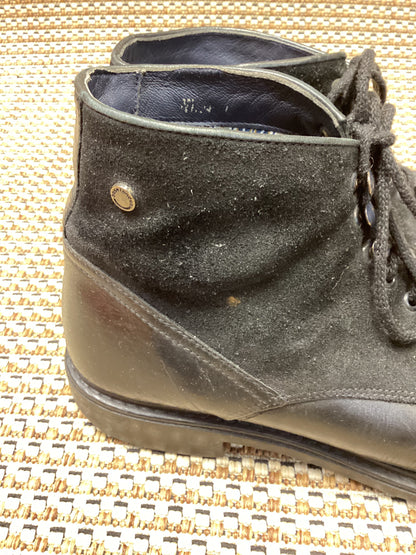 Base London Black Leather 'Conrad' Boots Size 10