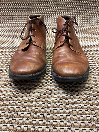 Rockport Brown Leather Lace-Up Boots Size 8