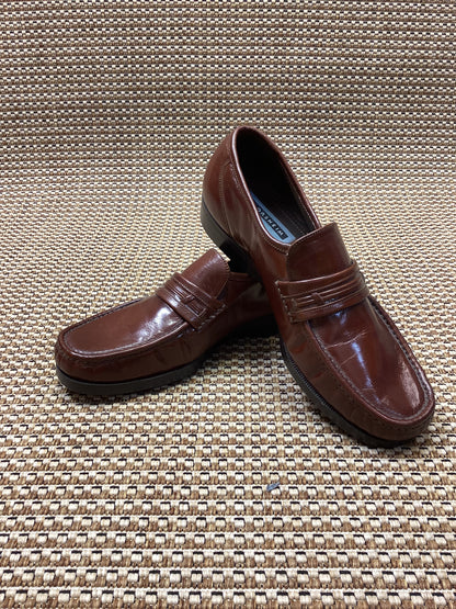 Florsheim Brown Leather Loafers Size 9.5