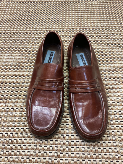 Florsheim Brown Leather Loafers Size 9.5