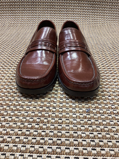 Florsheim Brown Leather Loafers Size 9.5