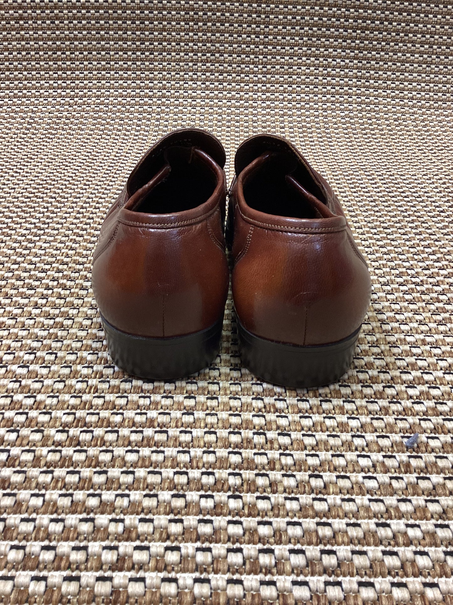 Florsheim Brown Leather Loafers Size 9.5