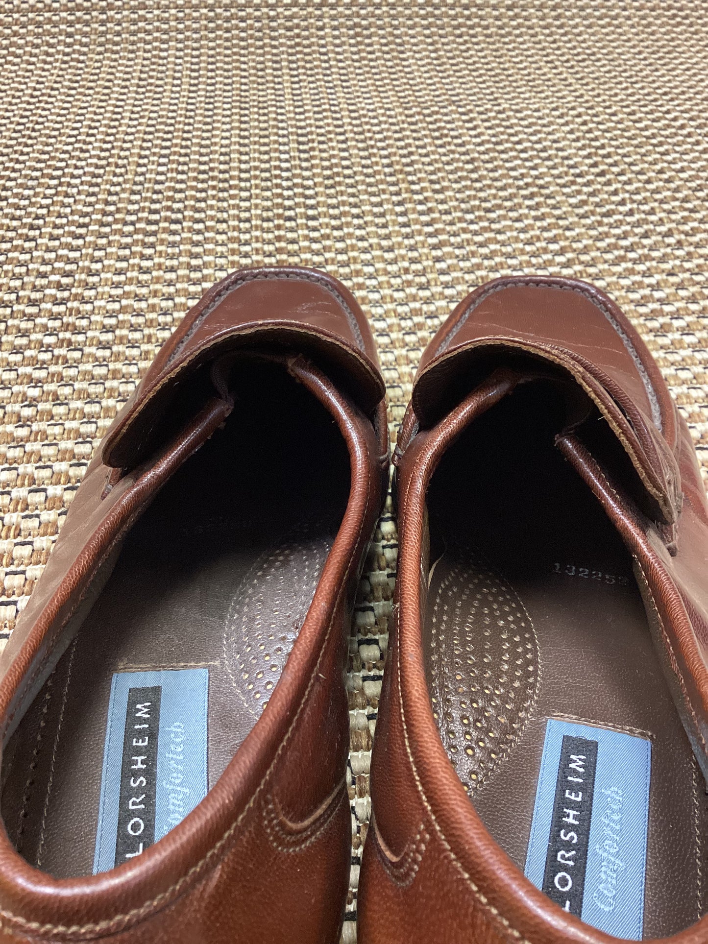 Florsheim Brown Leather Loafers Size 9.5