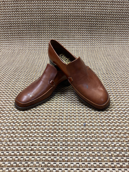 Vintage Barker of Earls Barton Brown Leather Loafers Size 7