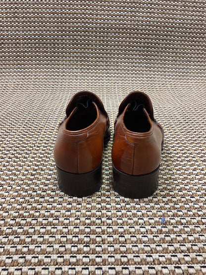 Vintage Barker of Earls Barton Brown Leather Loafers Size 7
