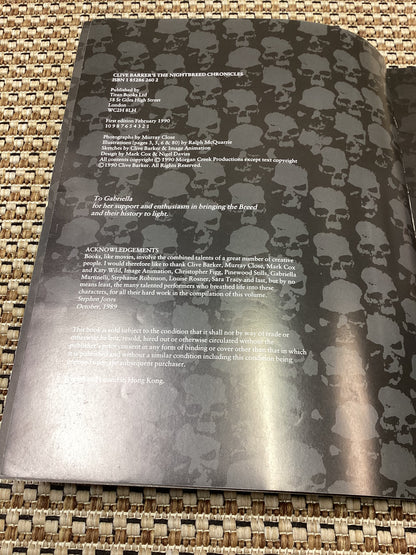 Clive Barker's The Nightbreed Chronicles by Clive Barker (1990)