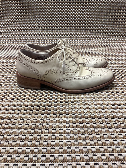 Paul Smith Cream Leather Brogues Size 4