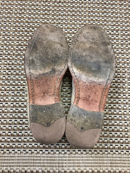 Paul Smith Cream Leather Brogues Size 4