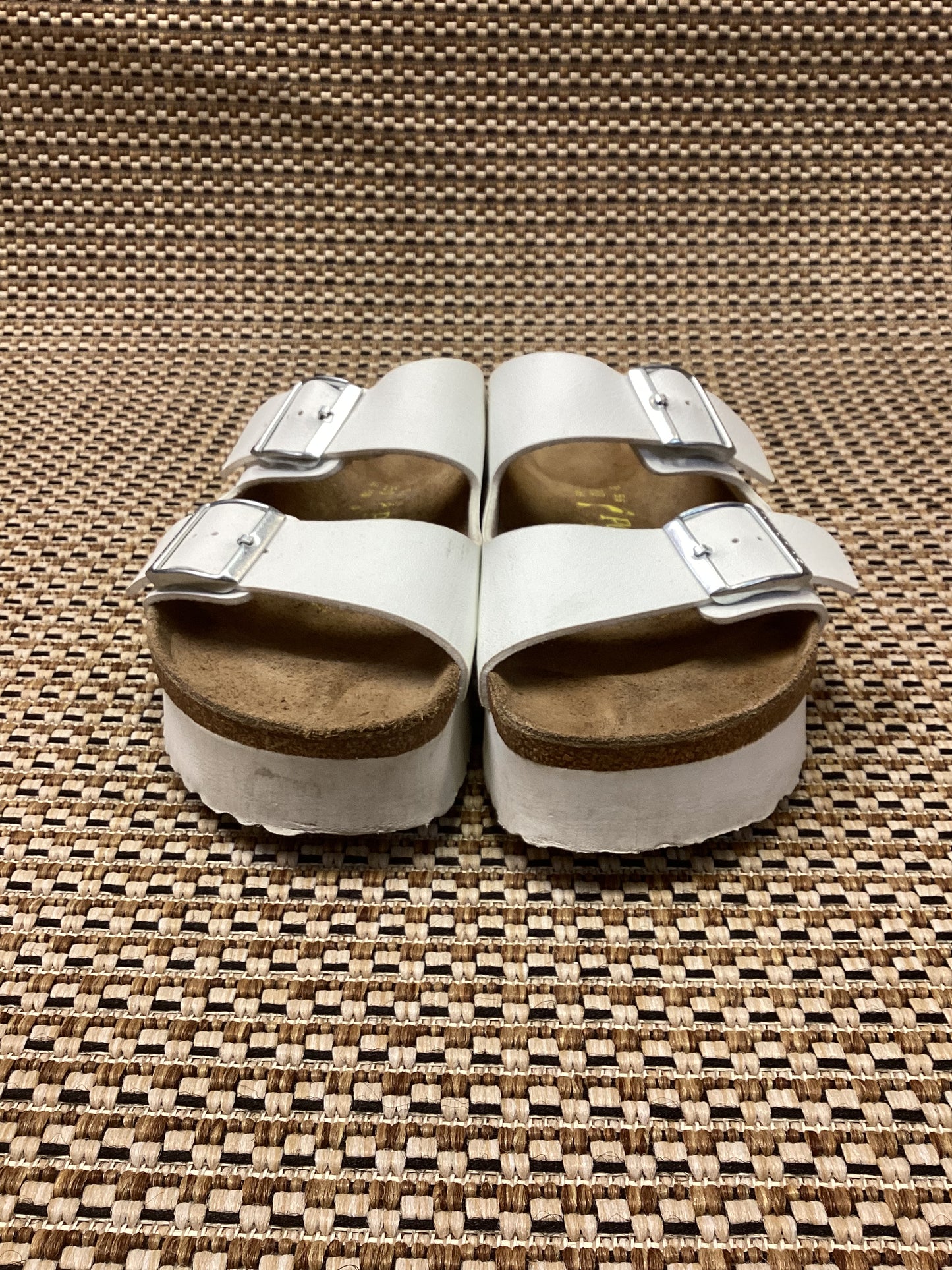 Papillio White 'Arizona' Platform Sandals Size 6