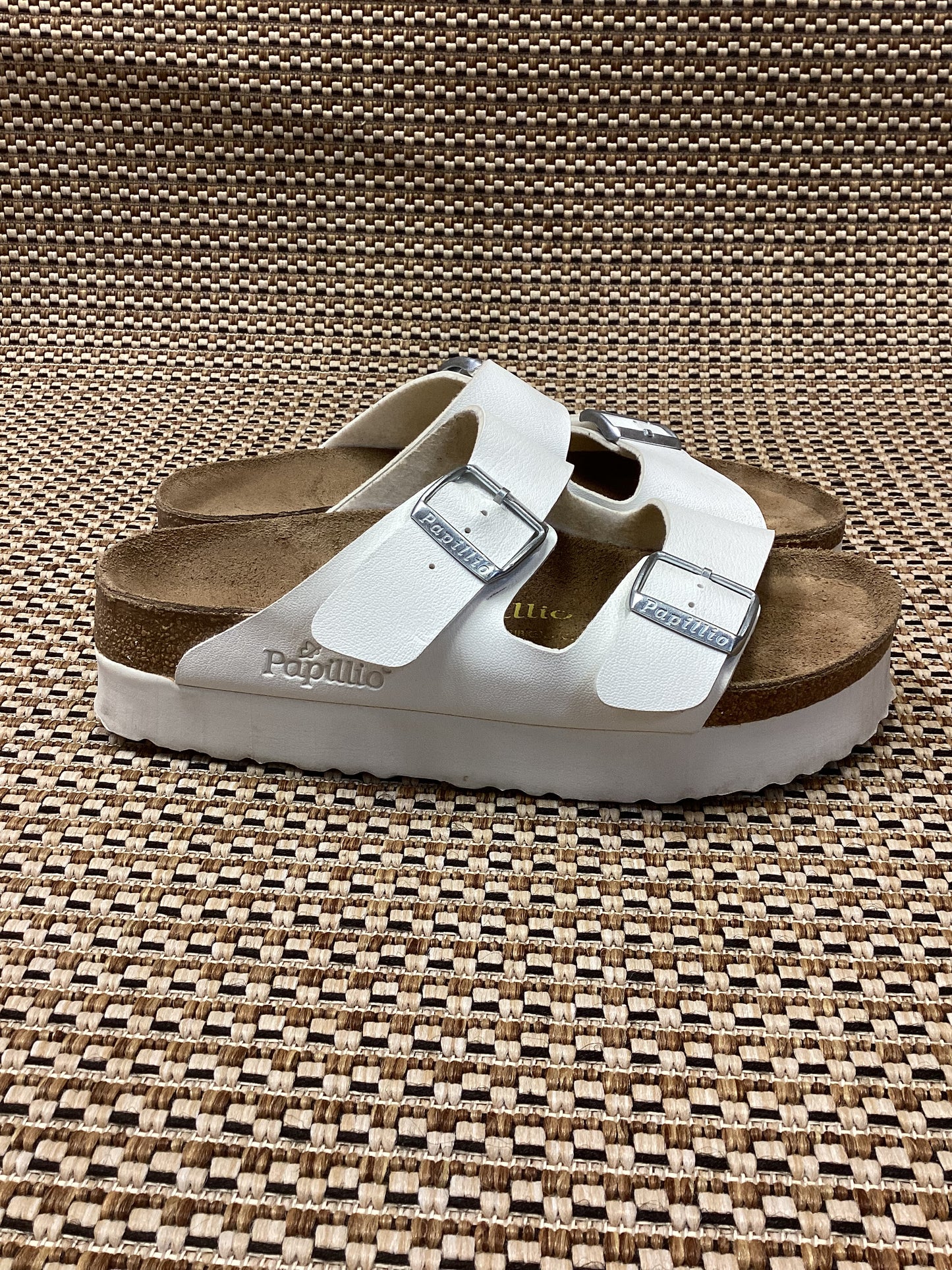Papillio White 'Arizona' Platform Sandals Size 6