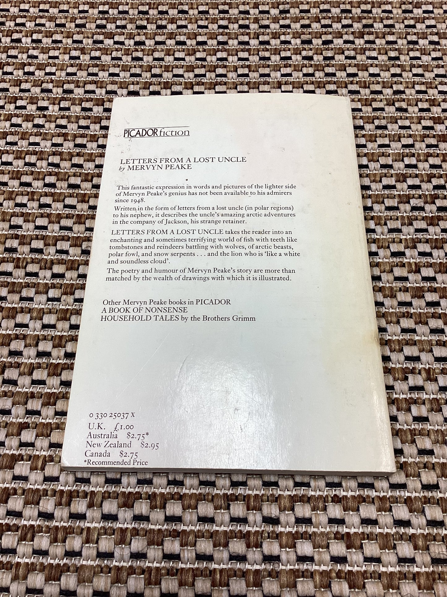 Letters from a Lost Uncle by Mervyn Peake (1977)