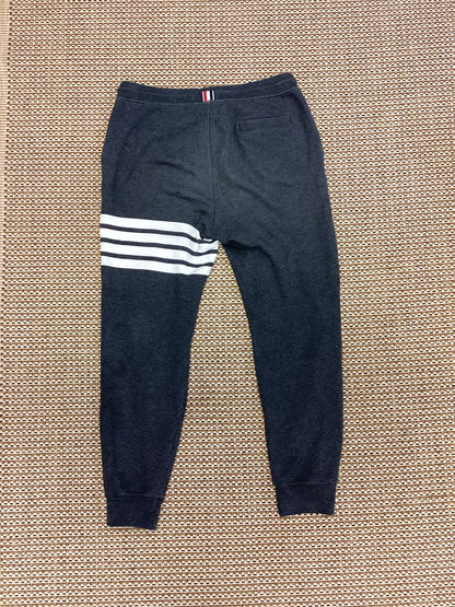 Thom Browne New York Grey Cotton Tracksuit Bottoms Size M