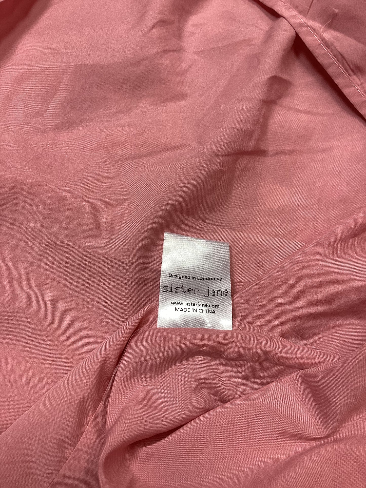 Sister Jane Pink Polka Dot Mini Dress Size 16