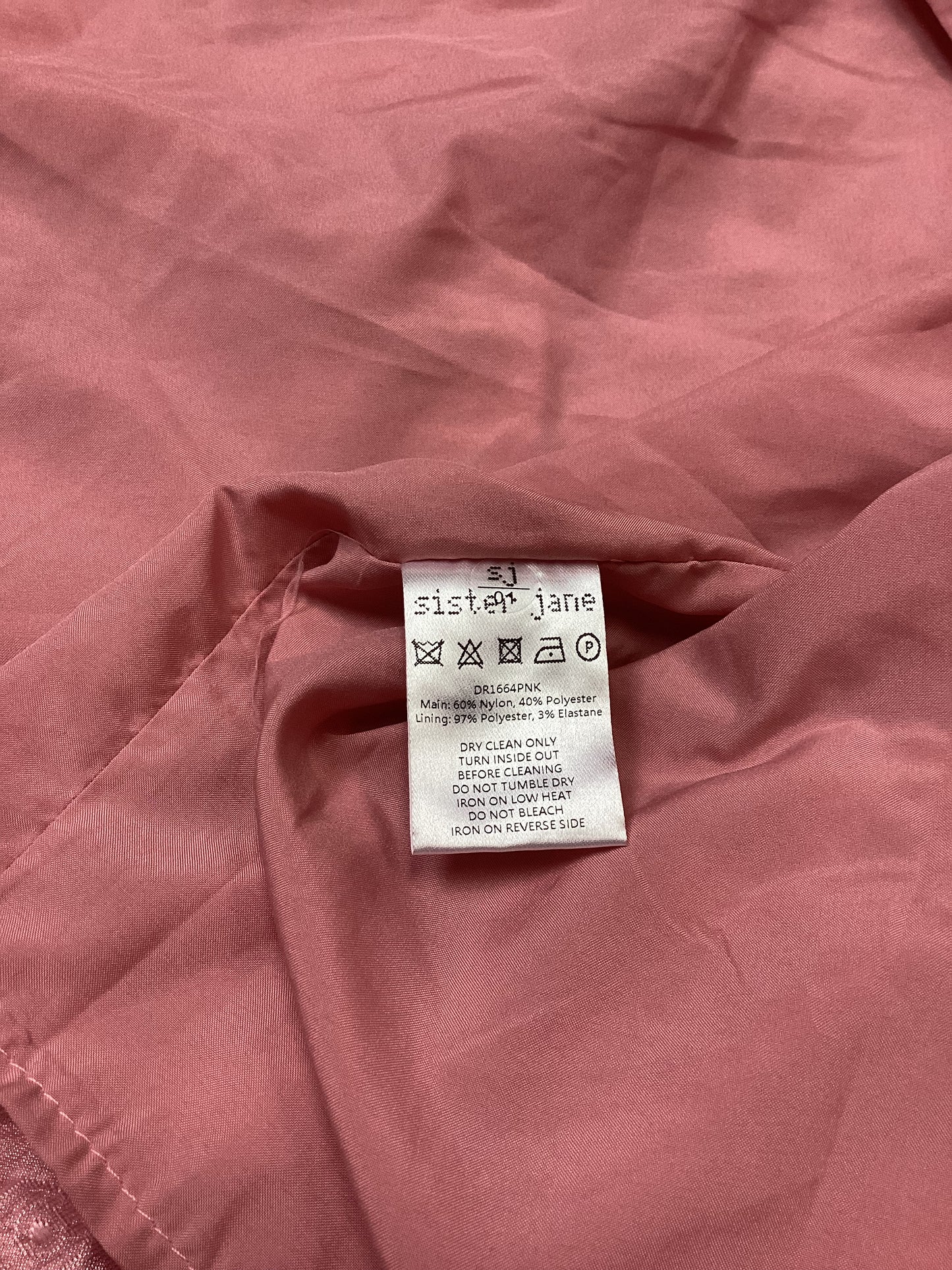 Sister Jane Pink Polka Dot Mini Dress Size 16