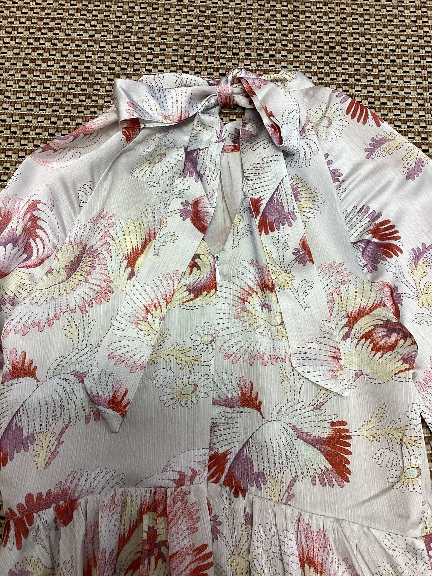 BNWT Ted Baker Cream Floral Mini Dress Size S