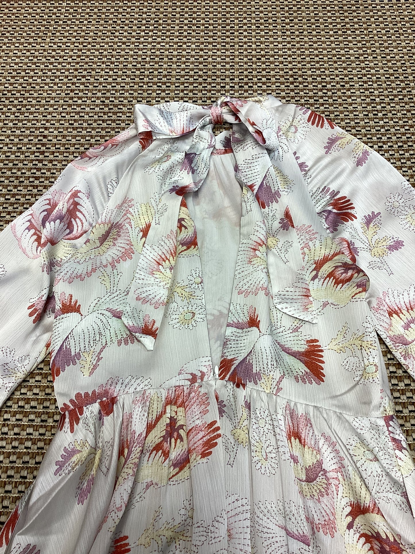 BNWT Ted Baker Cream Floral Mini Dress Size S