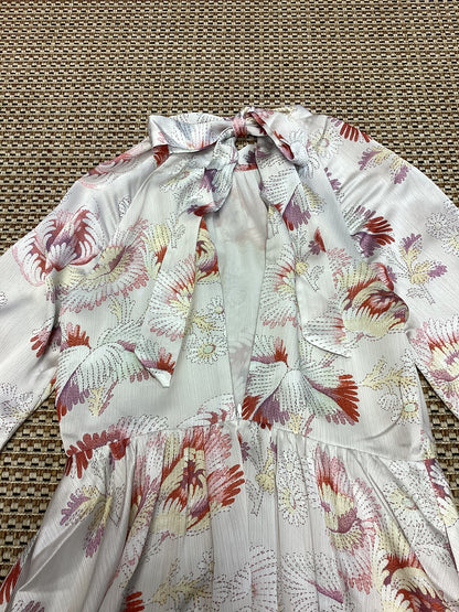 BNWT Ted Baker Cream Floral Mini Dress Size S