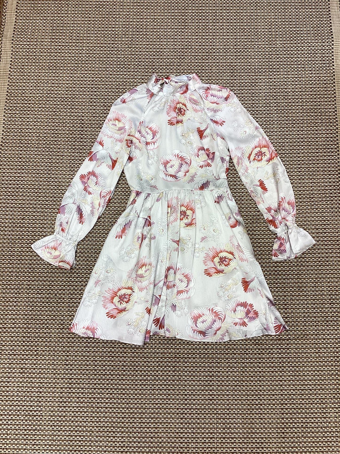 BNWT Ted Baker Cream Floral Mini Dress Size S