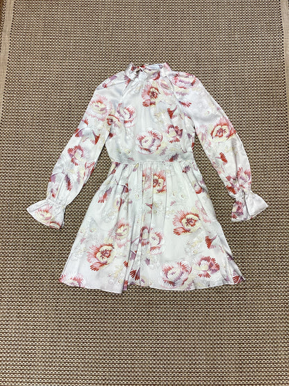 BNWT Ted Baker Cream Floral Mini Dress Size S