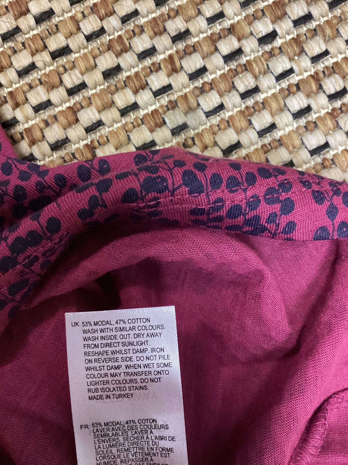 BNWT White Stuff Plum Mini Dress Size 14