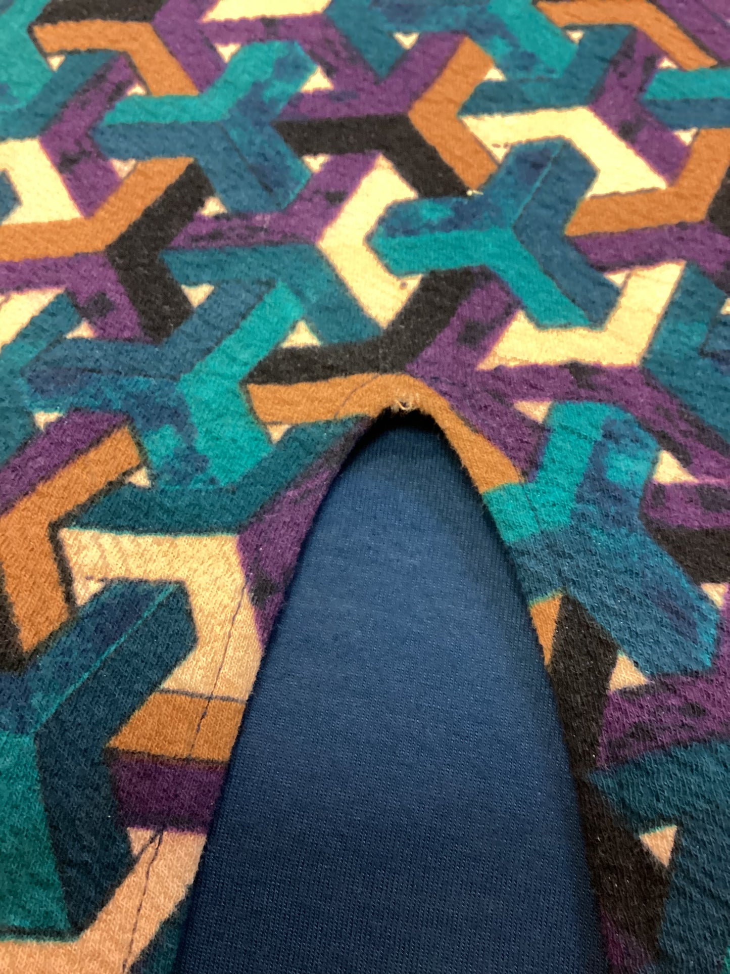 Maeve Teal Green Patterned Pencil Skirt Size XL