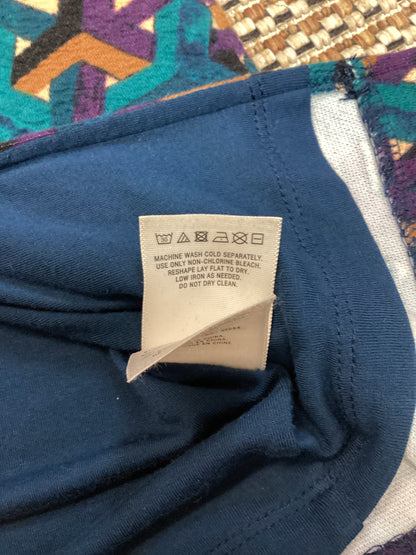 Maeve Teal Green Patterned Pencil Skirt Size XL