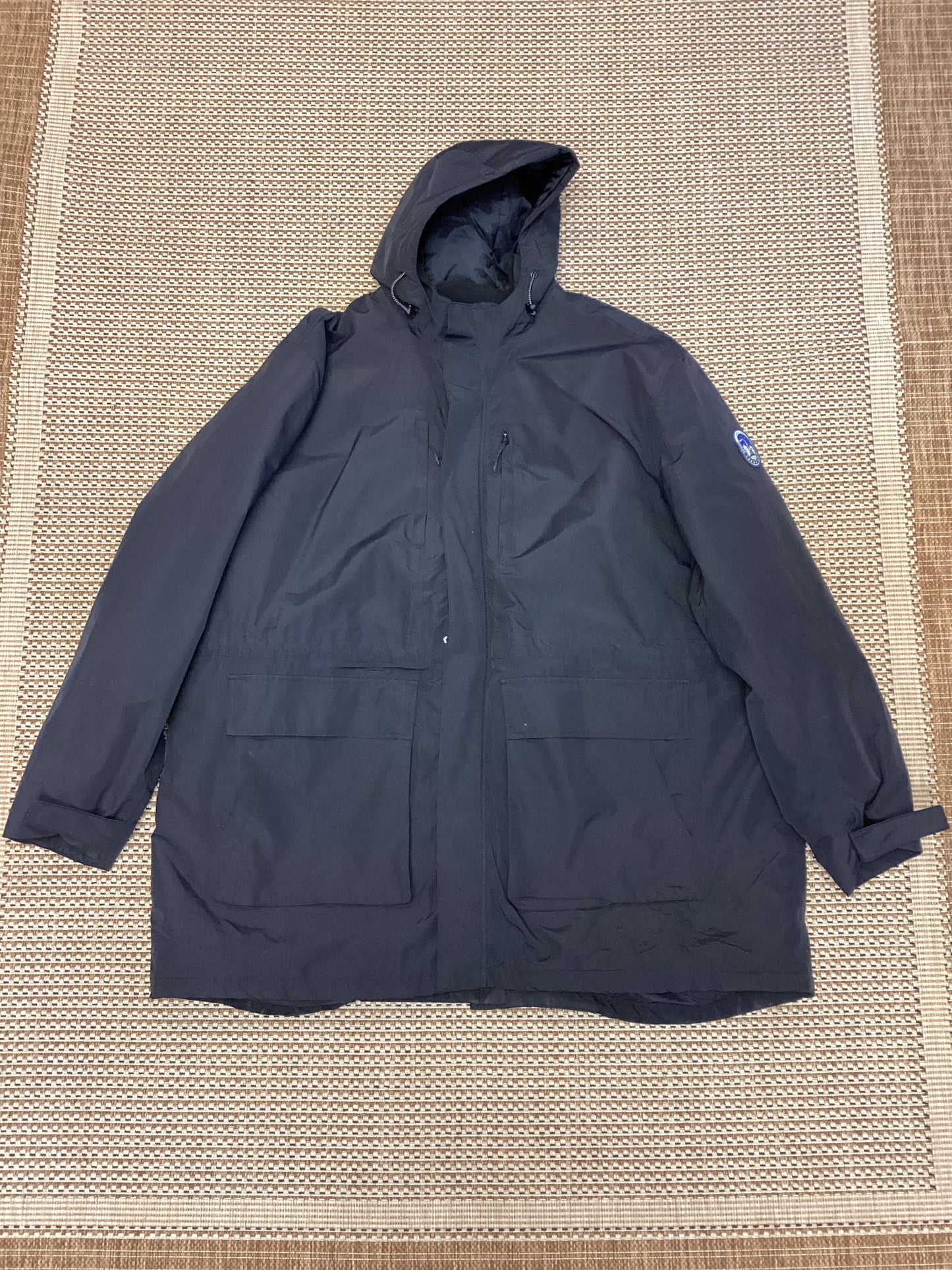BNWT Land's End Black Raincoat Size 4XL