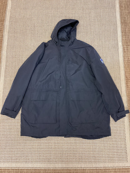 BNWT Land's End Black Raincoat Size 4XL