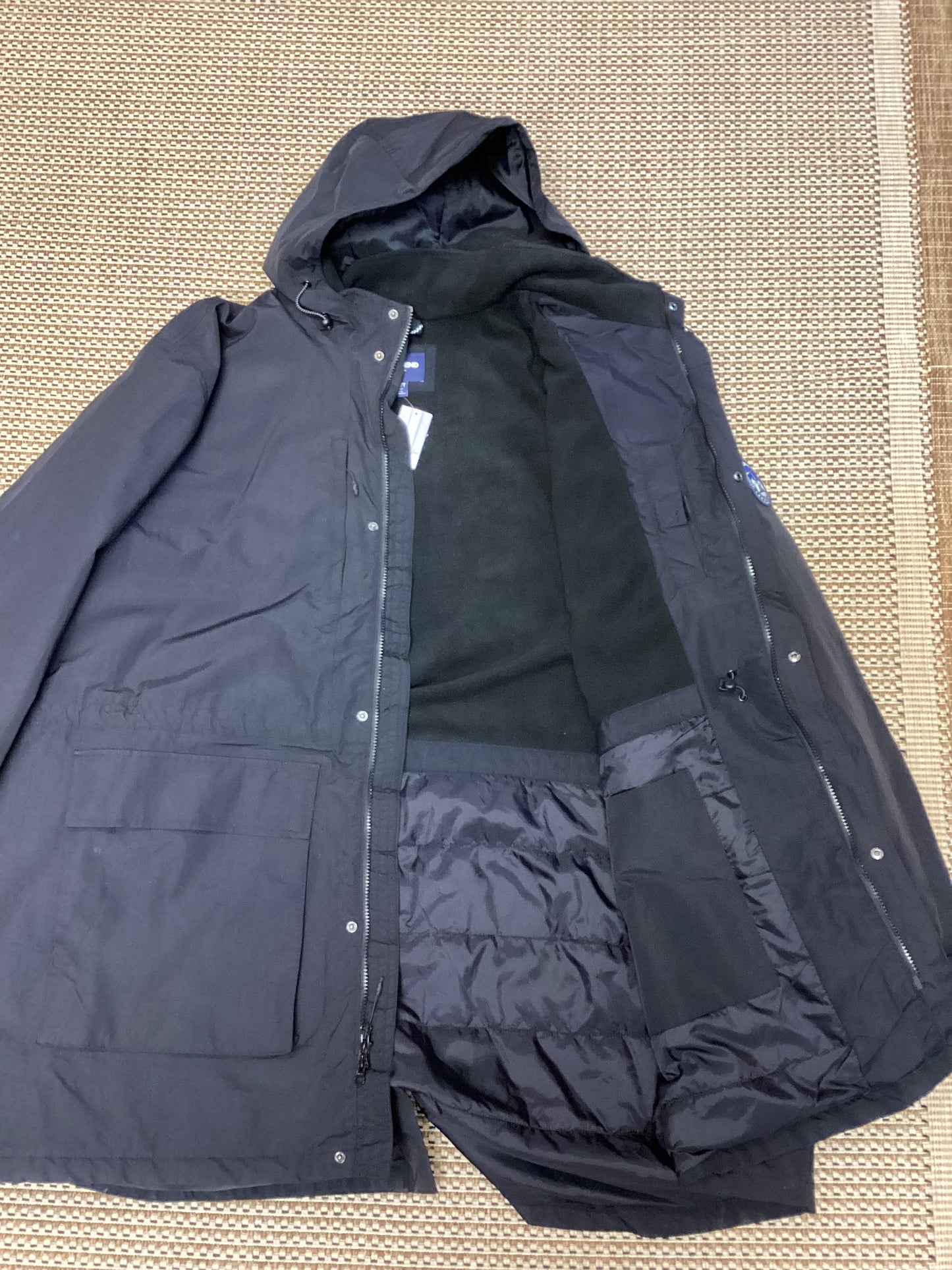 BNWT Land's End Black Raincoat Size 4XL