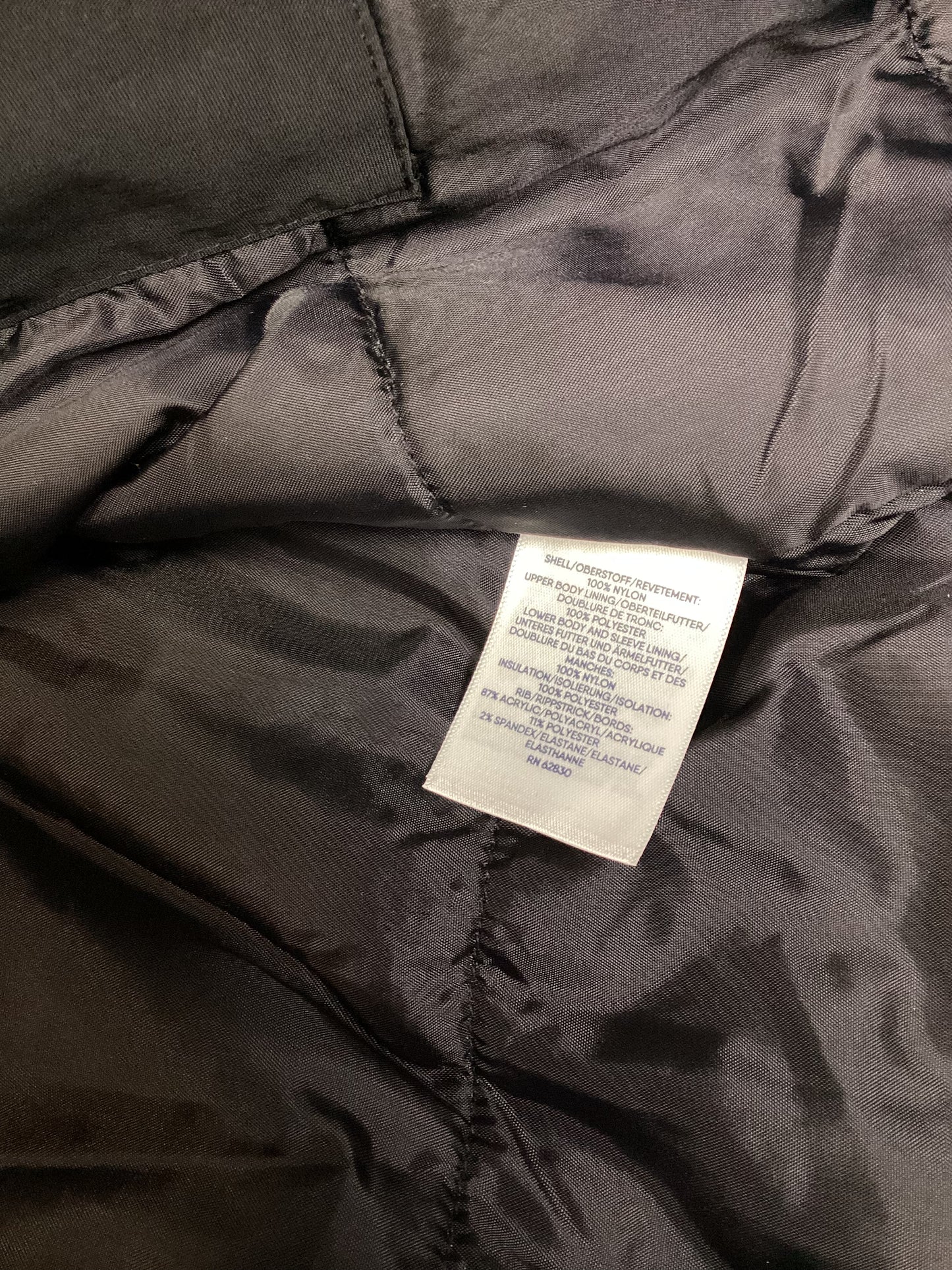 BNWT Land's End Black Raincoat Size 4XL