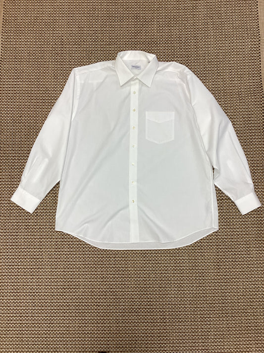 Balmain White Cotton-Blend Shirt Size XL