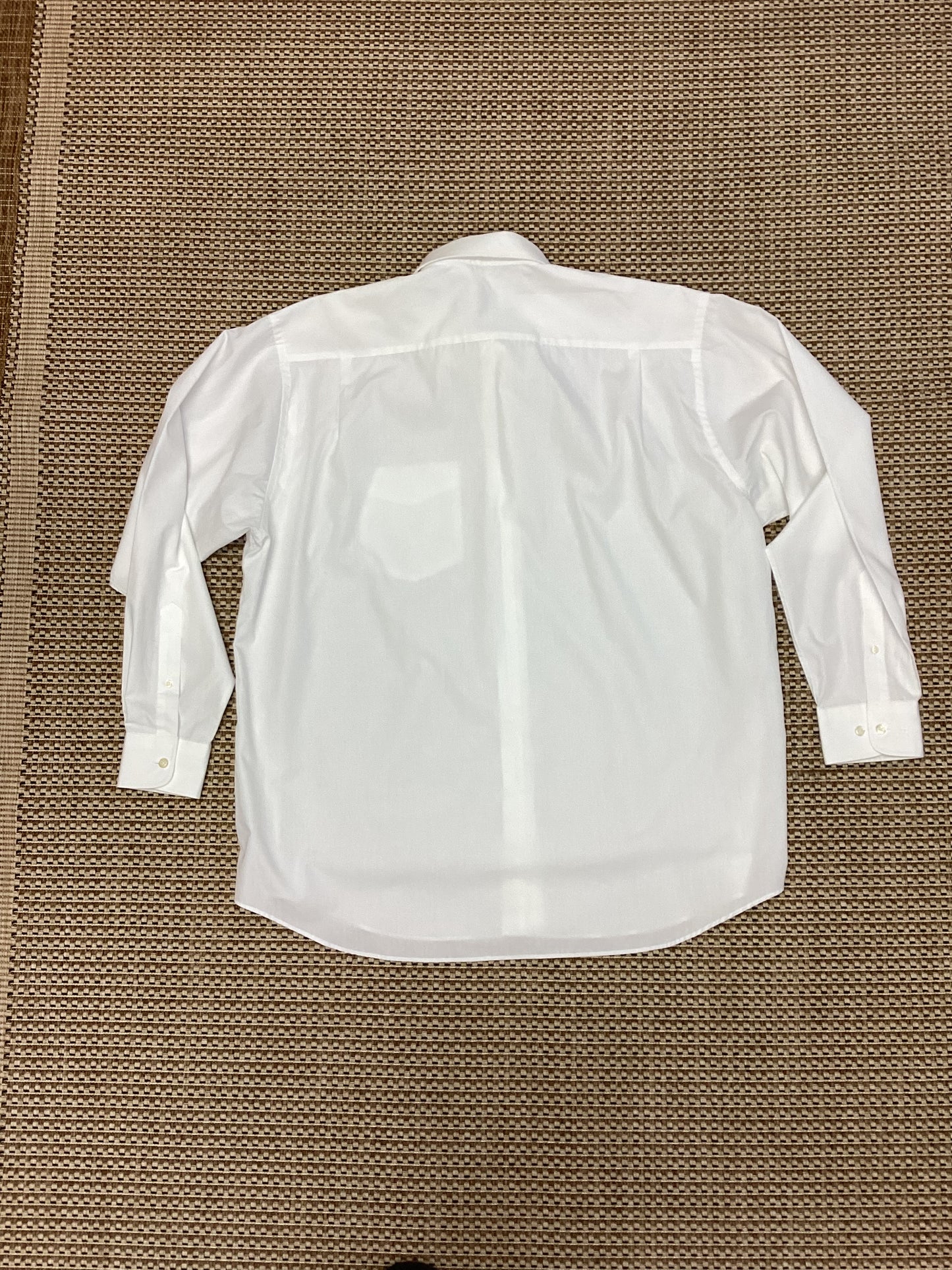 Balmain White Cotton-Blend Shirt Size XL