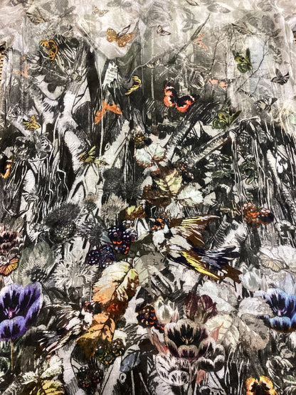 Paul Grey Printed Tunic Top Size 14