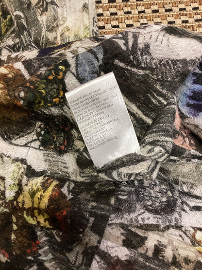 Paul Grey Printed Tunic Top Size 14