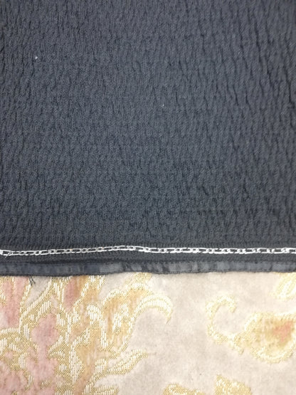 BNWT We11done Black Textured Crop Top Size M