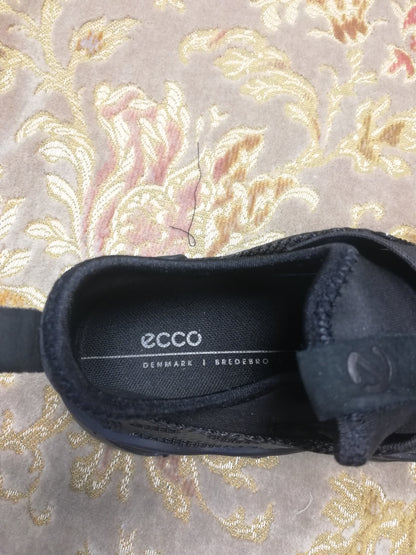 Ecco Denmark Black Slip-On Trainers Size 5