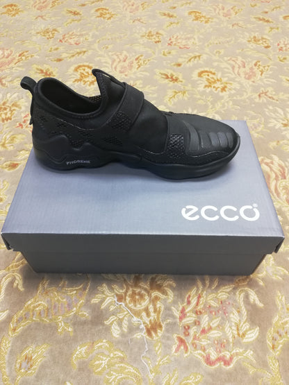 Ecco Denmark Black Slip-On Trainers Size 5