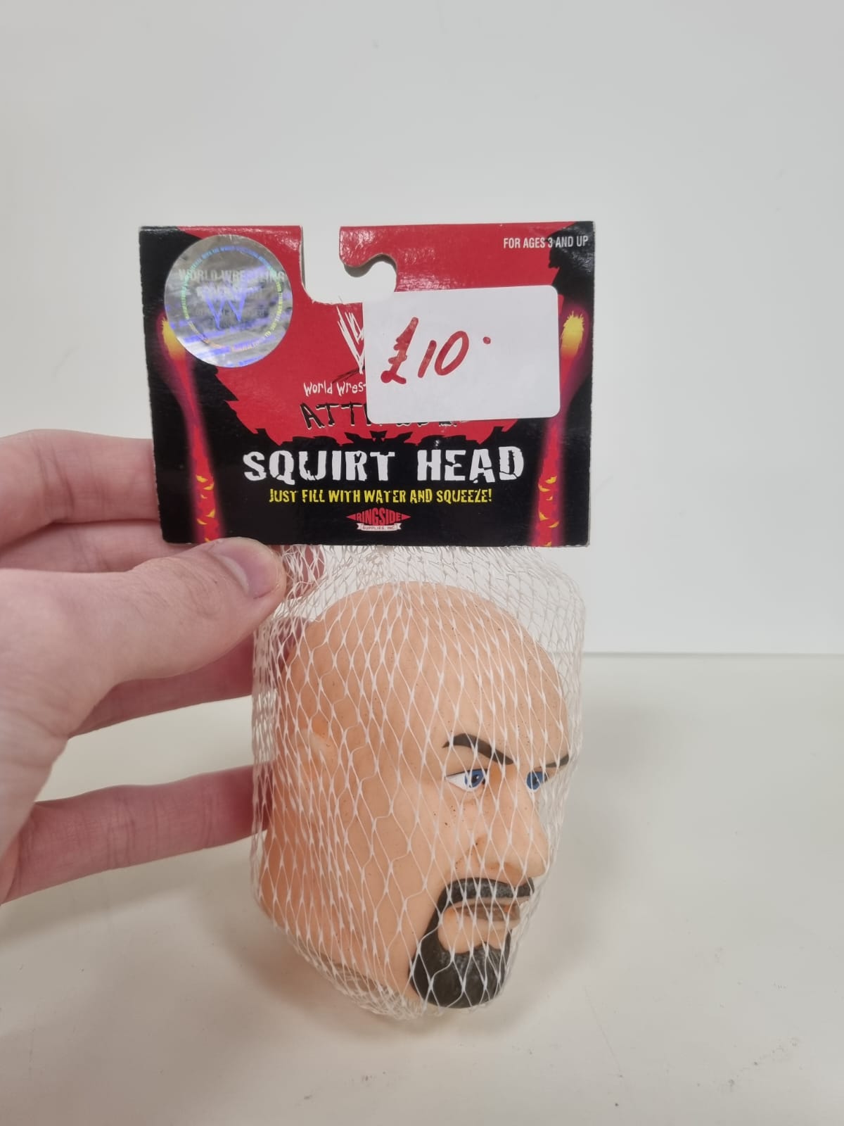 Vintage 1998 WWF Squirt Head Steve Austin New