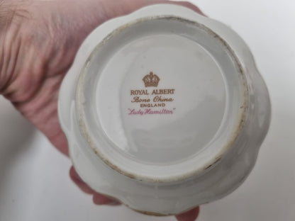 Royal Albert Bone China Tea Cup Milk Jug Sugar Bowl 3 pieces