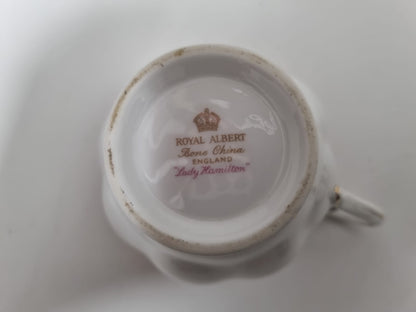 Royal Albert Bone China Tea Cup Milk Jug Sugar Bowl 3 pieces